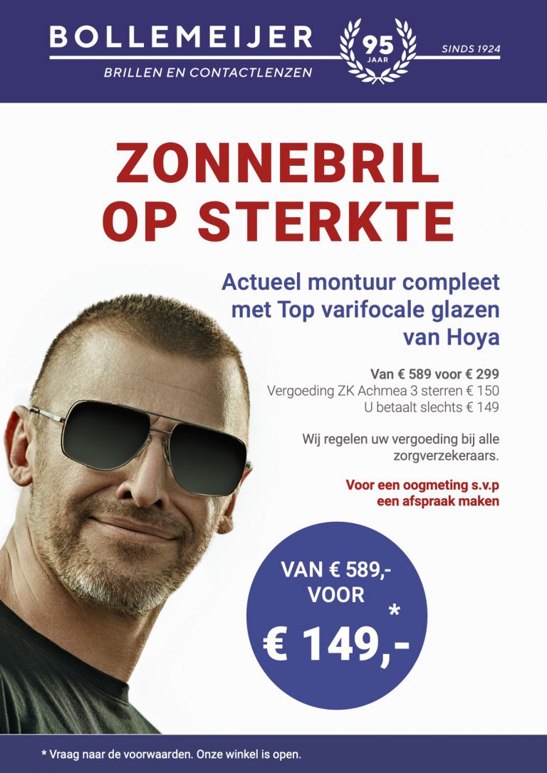 Zonnebril Op Sterkte Bollemeijer Opticiens